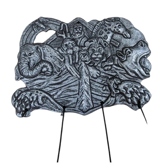 Vintage 1993 Carson Pewter Noah's Ark Windchime - Picture 4 of 7